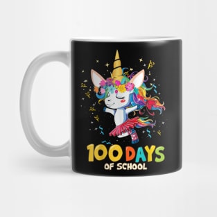 100 Days School Unicorn Girl Mug